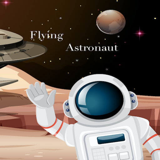 Flying Astronaut Icon